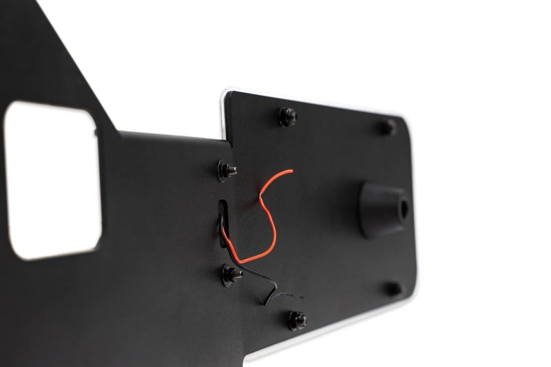 DV8 Offroad Rear License Plate Relocation Bracket for 2021-2026 Ford Bronco | Bolts to OEM Tire Carrier & Corner Bolts | Compatible with Aftermarket Rear Bumper | Quick & Easy Installation - Image 5