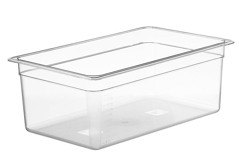 LIPAVI Sous Vide Container Model C20 6.5 Gallon (26 qt) 21 x 12.8 Inch, 8 Inch deep, Clear, Heat-Resistant Polycarbonate Tub - NOT INCLUDED: Matching rack and lids for Joule, Anova ++ sold separately - Image 5