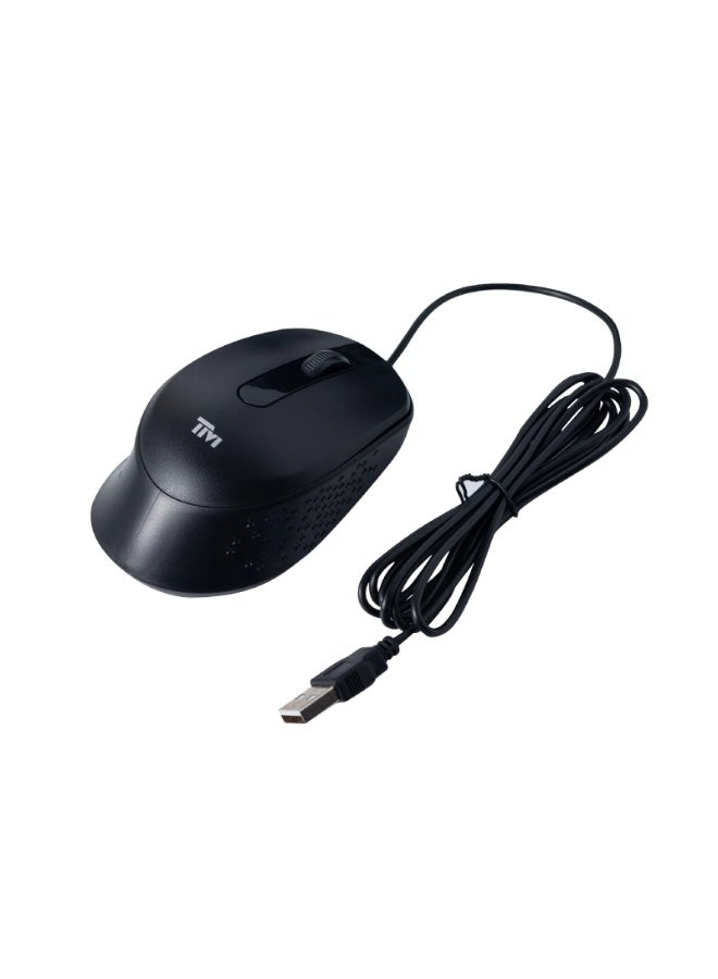 Twisted Minds K12 Kavara Series 2in1 Combo Wired Mode Lightweight - Black - (English / Arabic) Layout - TM-COMB-K12 - Image 3
