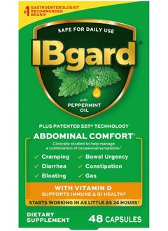 IBgard With Vitamin D Daily Gut Health Support Supplement  - Image 1