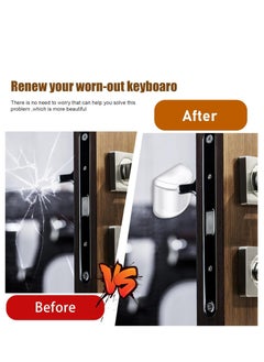 Oasisgalore 4-Pack Self-Adhesive Clear Silicone Door Stopper Set, for Home, Office, Kids' Safety, Wall, Furniture Guards.  - Image 3