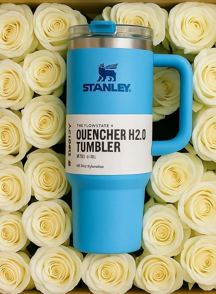 Stanley The Original Stanley Mug, Sealed Stanley, 40oz Stanley Mug with Straw and Handle, Insulated Mug with Lid, H2.0 Flow State Stainless Steel Coffee Mug for Hot Iced Drinks, Travel Mug with Handle - Image 2