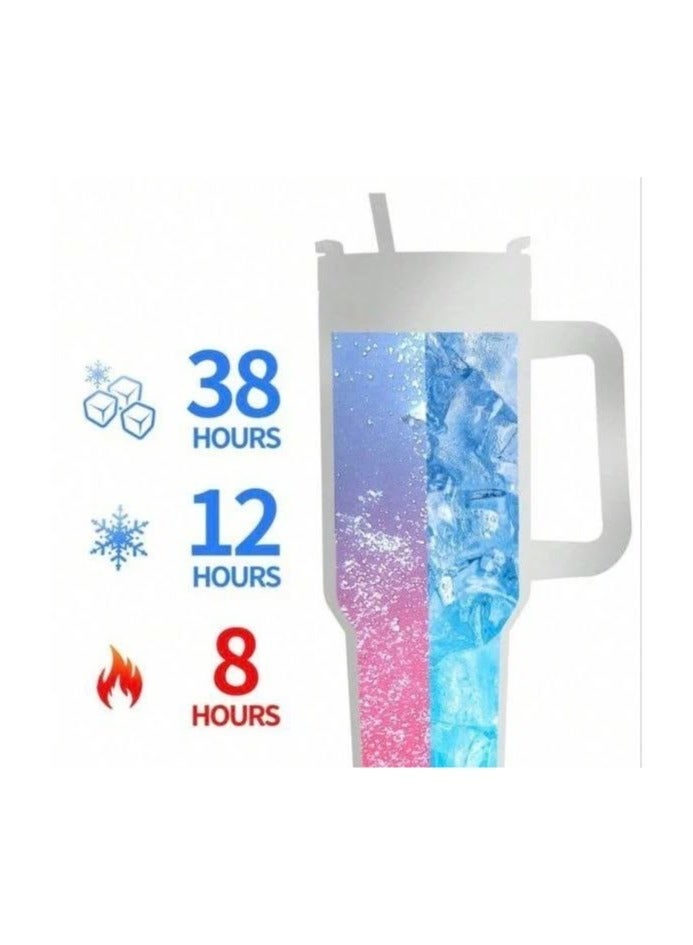 Stanley The Original Stanley Mug, Sealed Stanley, 40oz Stanley Mug with Straw and Handle, Insulated Mug with Lid, H2.0 Flow State Stainless Steel Coffee Mug for Hot Iced Drinks, Travel Mug with Handle - Image 3