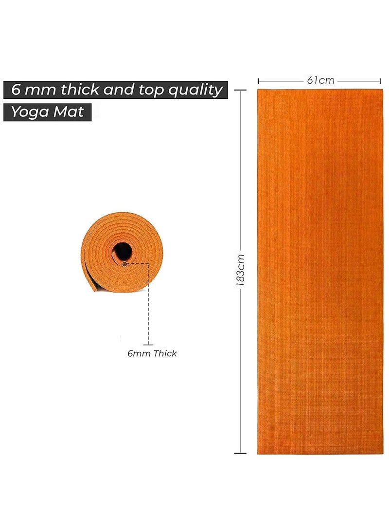 Generic Ultimate Premium Yoga Mat 6mm Thick Non-Slip Yoga Mat with Carrying Bag Included Ideal for High-Intensity Interval Workouts, Pilates, Yoga and Many Other Home Workouts  - Image 4