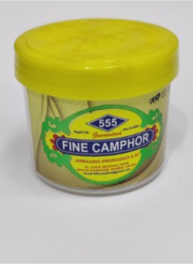 555 Brand Fine Camphor / Pure Desi Pooja Camphor with good Aroma - 15gm - Image 1