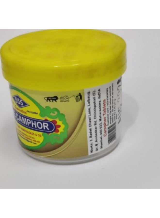 555 Brand Fine Camphor / Pure Desi Pooja Camphor with good Aroma - 15gm - Image 2