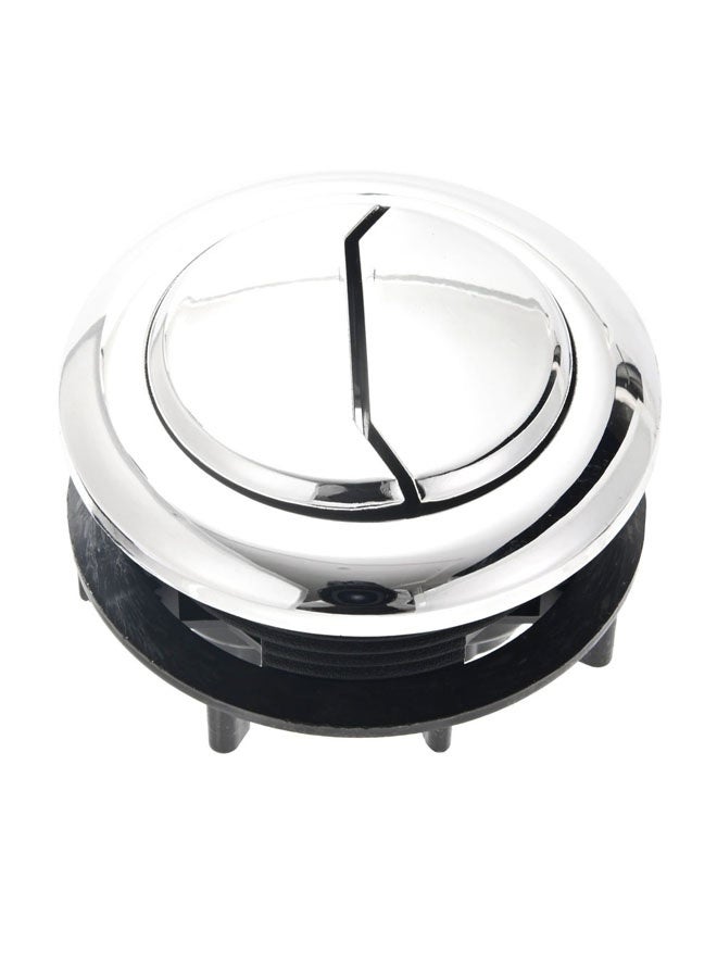 Toilet Flush Button - 48mm - Dual Push Button with Threaded Rods, Universal Replacement for Standard Toilet Cistern Lids and Dual Flush Systems - for Bathroom Repair, Maintenance, and Upgrades - Image 2