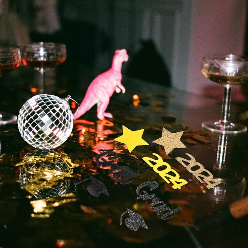 Graduation Party Confetti Table Centerpiece Set, Glitter Scatter Decorations for Graduation Season, Festival and Party Table Decor, Box Filler for Celebration - Image 5