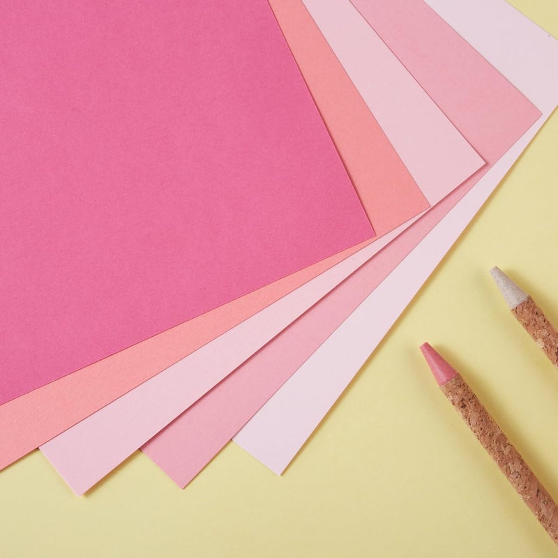 Topeen 30 Sheets 8.5x11 Color Tones Cardstock Paper 250GSM Thick Paper Cards for Birthday Party, Invitations and DIY Crafts Decoration (Pink) - Image 3