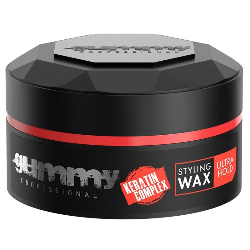 Gummy Hair Styling Gel Wax Ultra Hold Red 150 Millilitre Pack of 1