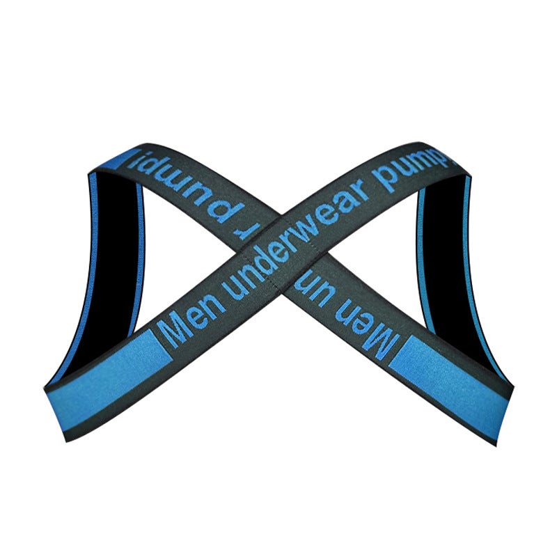 Men's Universal Letter Chest Strap Sports Shoulder Harness - Nylon Adjustable - Image 1
