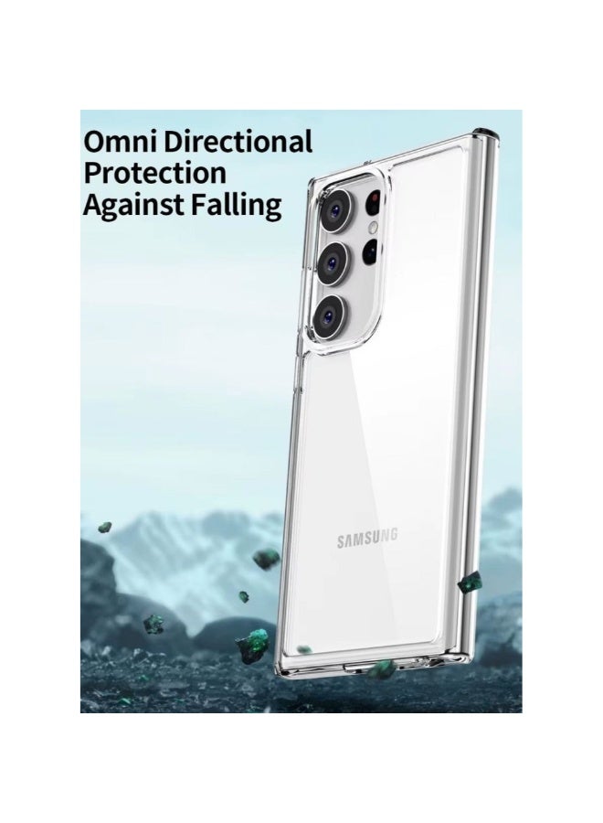 ACLIX Galaxy S25 Ultra Protective Cover Transparent Anti Yellowing, Shockproof & Scratch-Resistant - Image 2