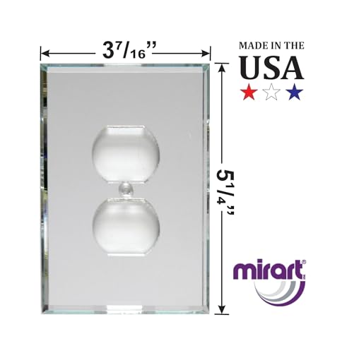 Mirart GlassAlike® Duplex Acrylic Mirror Plate (1) - Image 2