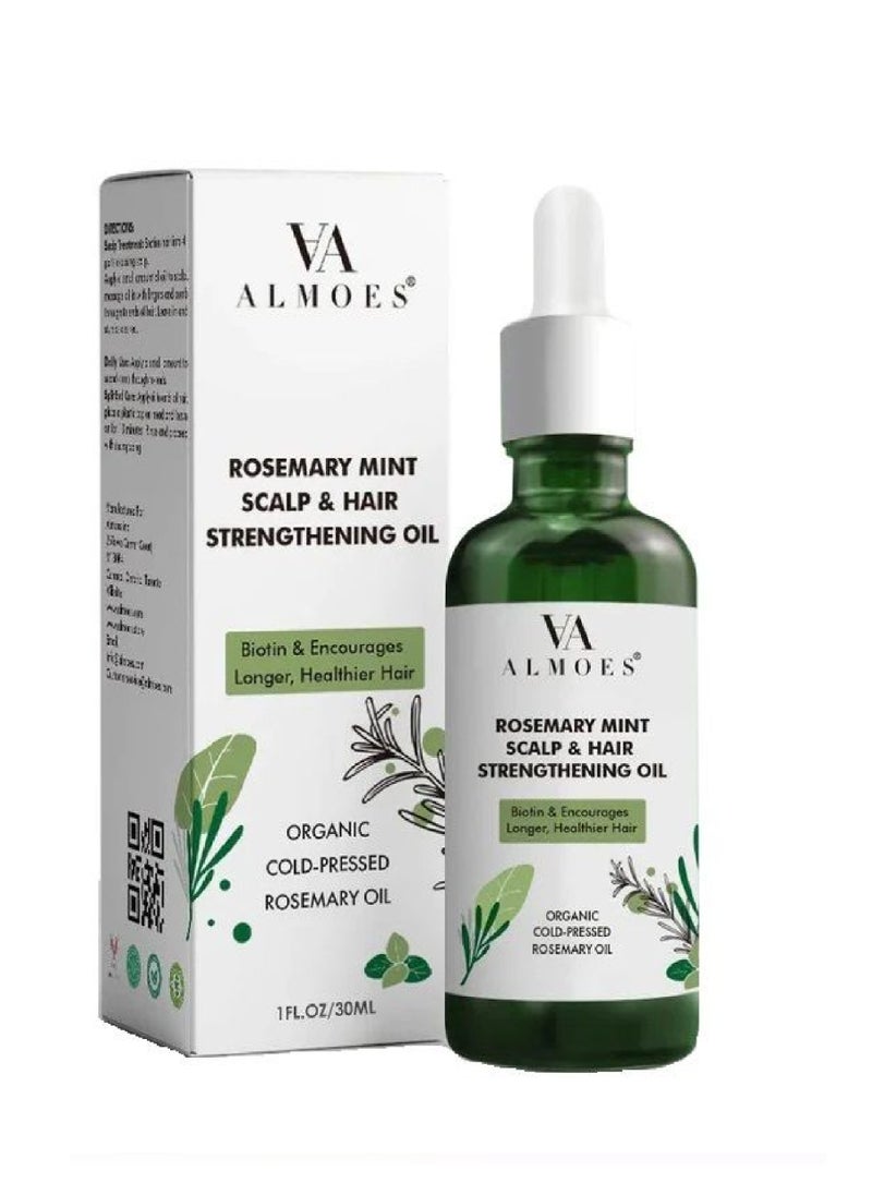 AA ALMOES ROSEMARY MINT SCALP&HAIR STRENGTHENING OIL 30ML 