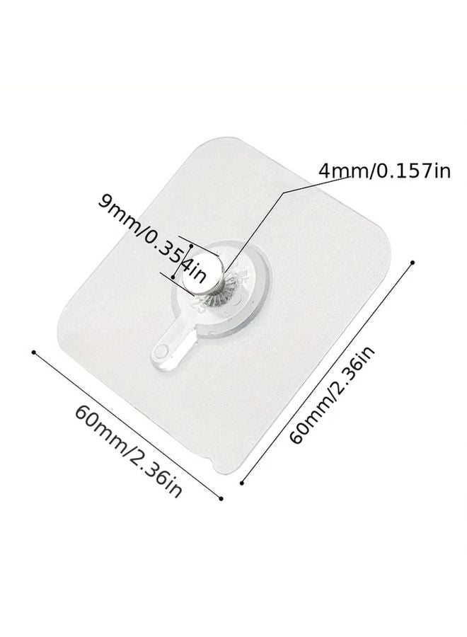 10 قطعة من ملصقات الحائط الخالية من الثقوب، خطافات لاصقة بدون أثر للمسامير لإطارات الصور - Image 4