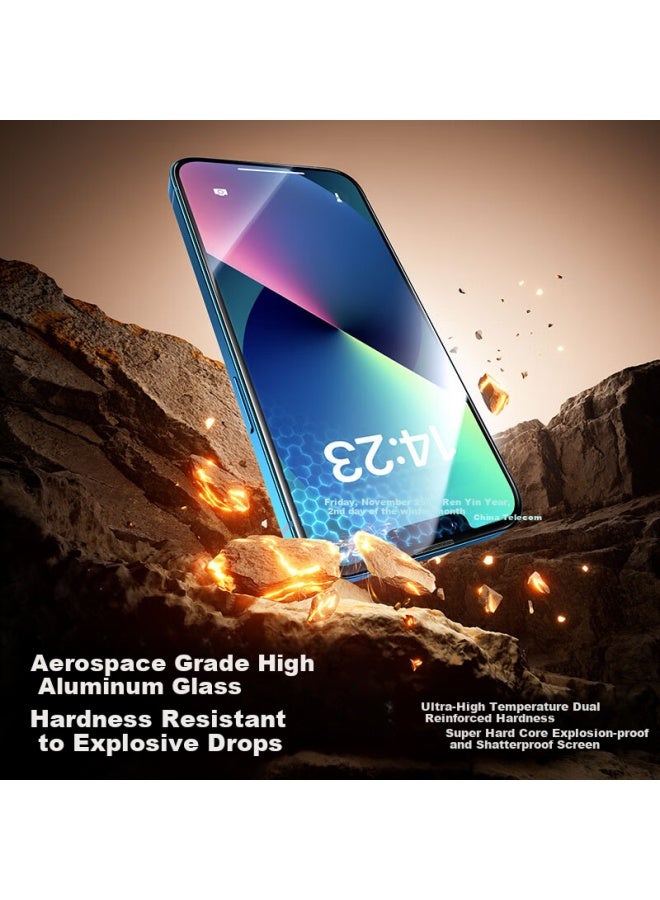 Smartdevil Tempered Glass Screen Protector For Iphone 14/13/13 Pro, High Definition Anti-explosion Anti-fingerprint Protective Film, Easy Installation Dust-free Installation, 1 Piece - Image 2