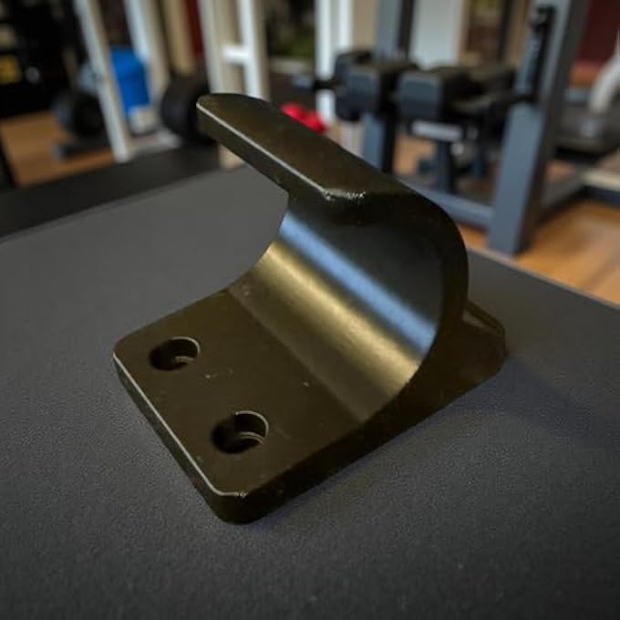 rayihni Assault Fitness Elite Rower T-Handle Mounting Bracket, Plastic Holder Clip, Black - Image 2