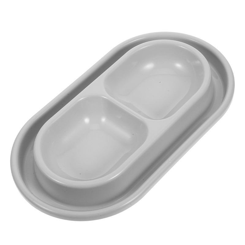 Cat Dog Pet Food Bowl Pet Food Bowl and Water Dish Feeding Bowls for Cats Dogs Medium Small Pet Indoor Outdoor Use Sky- - Image 1