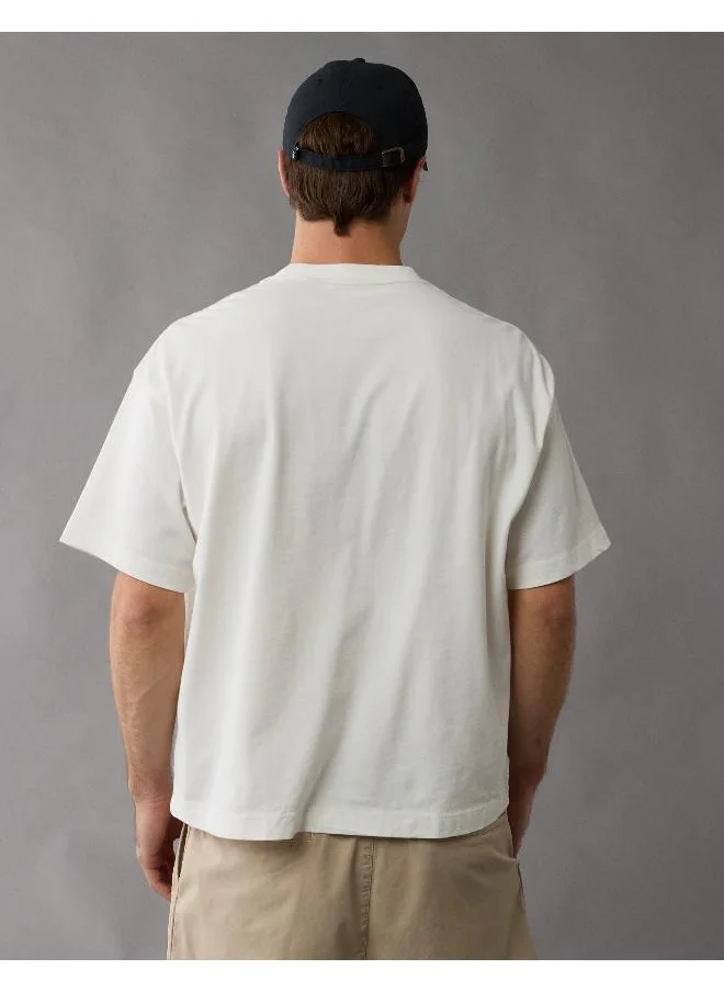 امريكان ايجل AE Boxy Sueded Jersey T-Shirt