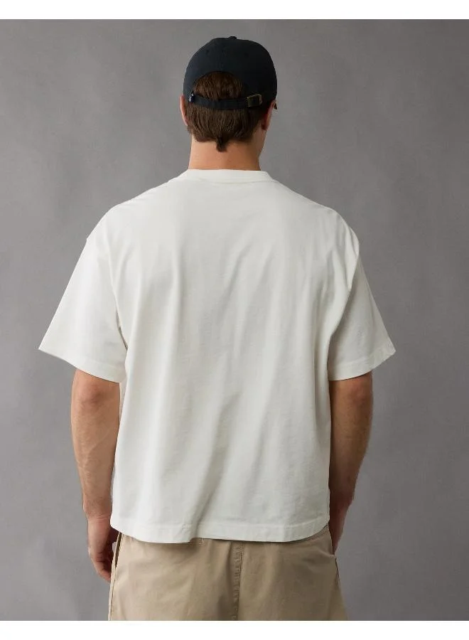 American Eagle AE Boxy Sueded Jersey T-Shirt