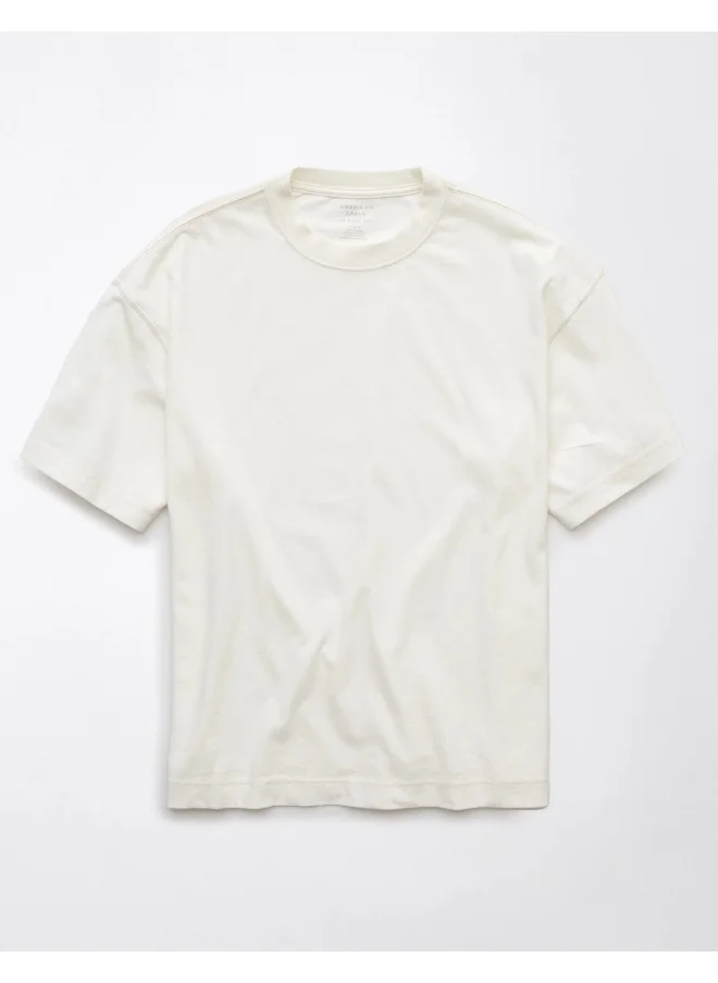 American Eagle AE Boxy Sueded Jersey T-Shirt