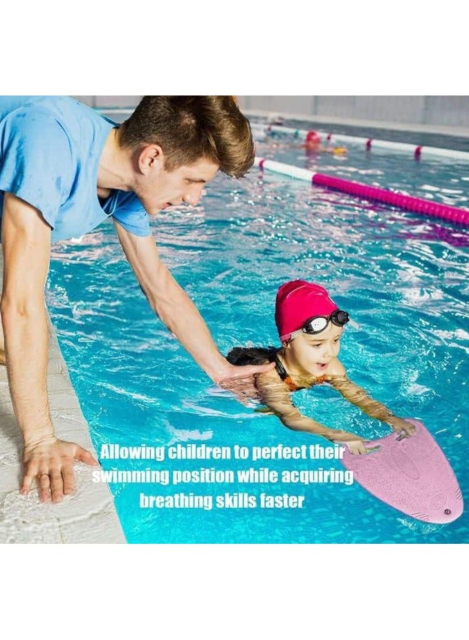 VUCATIN Swimming Kickboard/Swim Training Kickboard Lightweight Swim Board with Anti-Slip Smooth Edge and Integrated Hole Handle for Adults Kids Girls (Pink) - Image 2