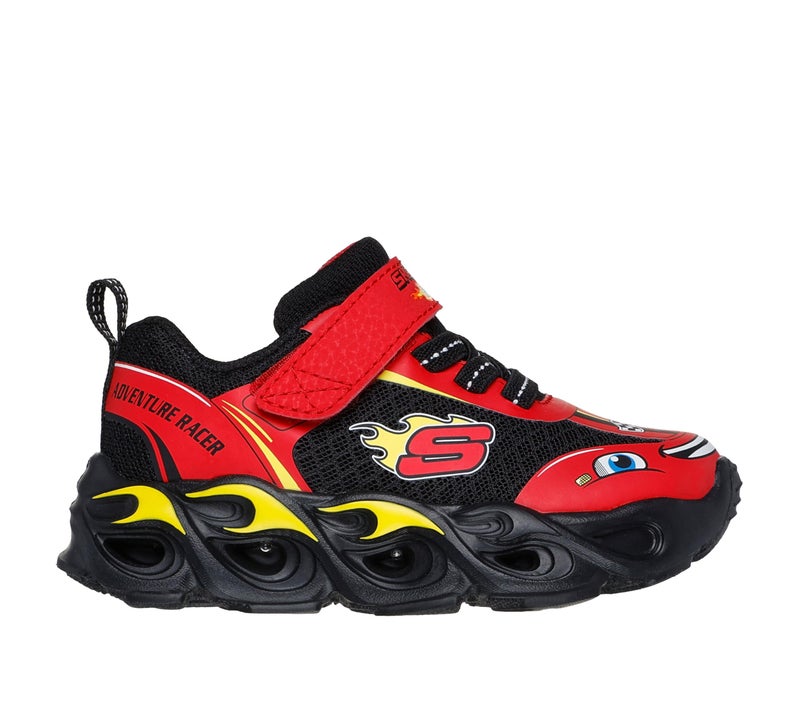 SKECHERS حذاء سكيشرز للأطفال ثيرمو-فلاش، أحمر/أسود، 5 للأطفال الصغار - Image 3