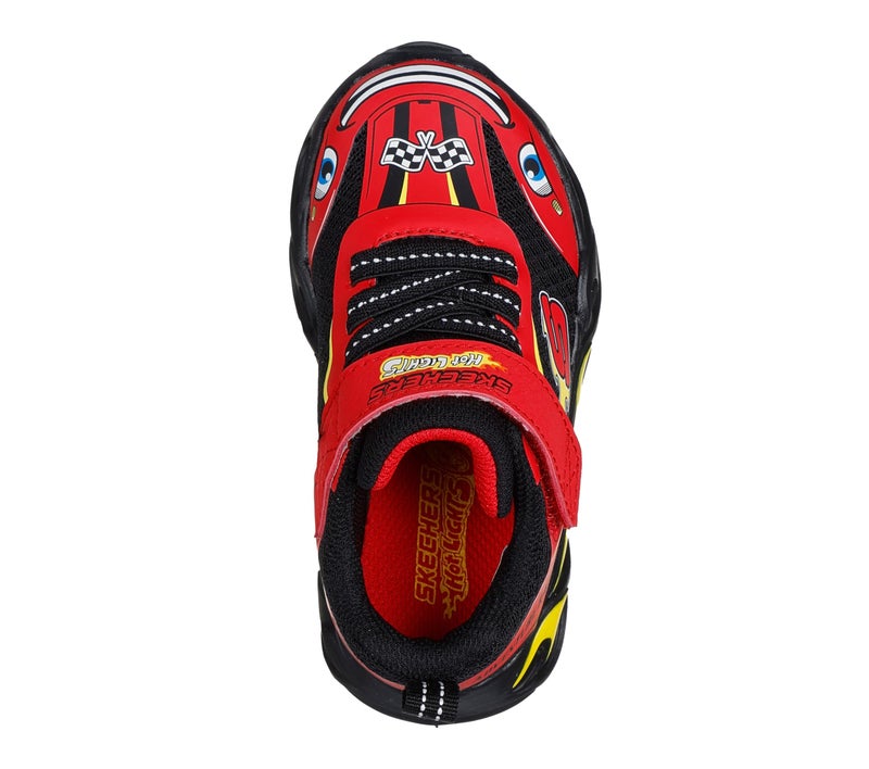 SKECHERS حذاء سكيشرز للأطفال ثيرمو-فلاش، أحمر/أسود، 5 للأطفال الصغار - Image 5