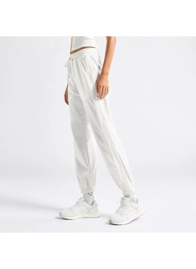 FAV Solid Joggers with Drawstring Closure and Pockets