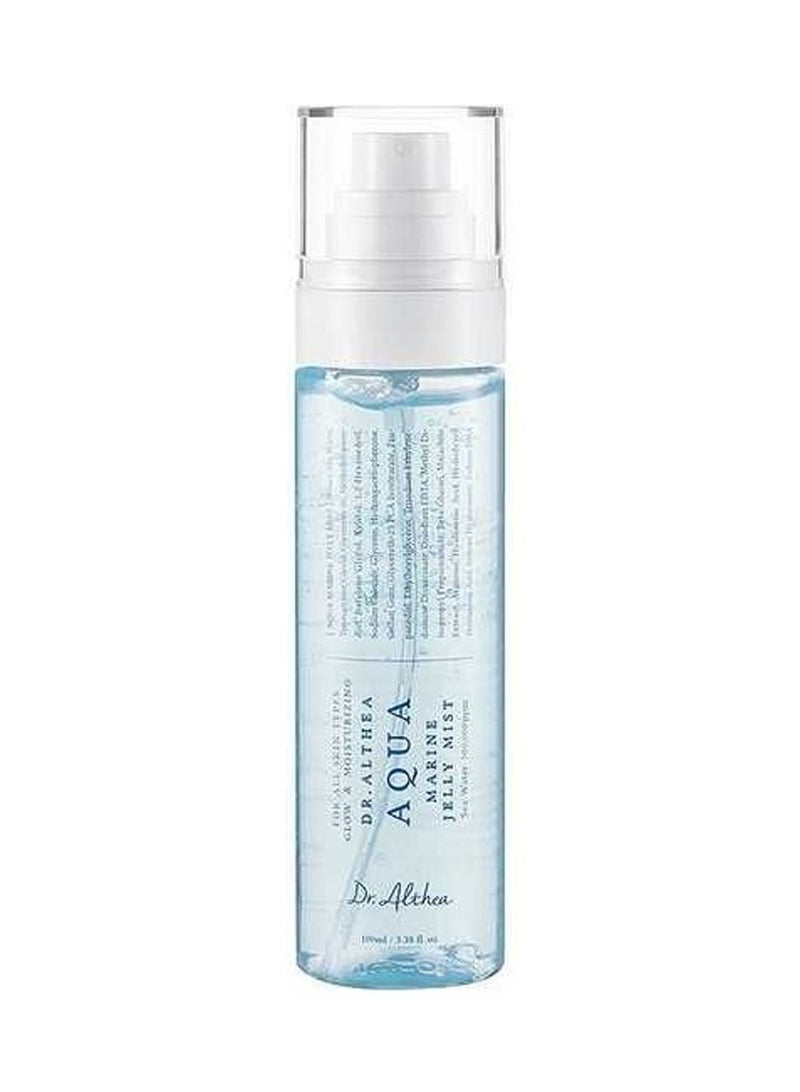 Dr.althea Dr. Althea Aqua Marine Jelly Mist (100 ml). Its lightweight jelly-textured formula, enriched with marine ingredients, delivers deep hydration and long-lasting freshness, leaving your skin soft, plump, and radiant anytime. - Image 1