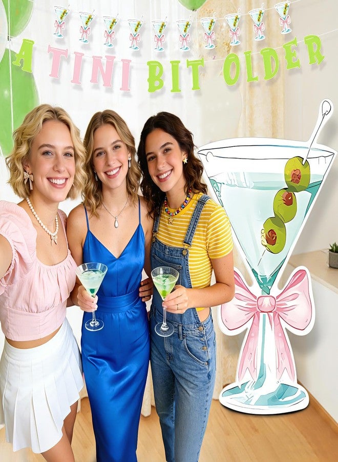 SAIAOKJ 4ft Large Martini Cardboard Cutouts,Party Cardboard Cutout, Martini Party Decorations for Bachelorette Party Supplies Wedding Shower Birthday & 21st Legal Drinking Party Decor for Girls Women - Image 3
