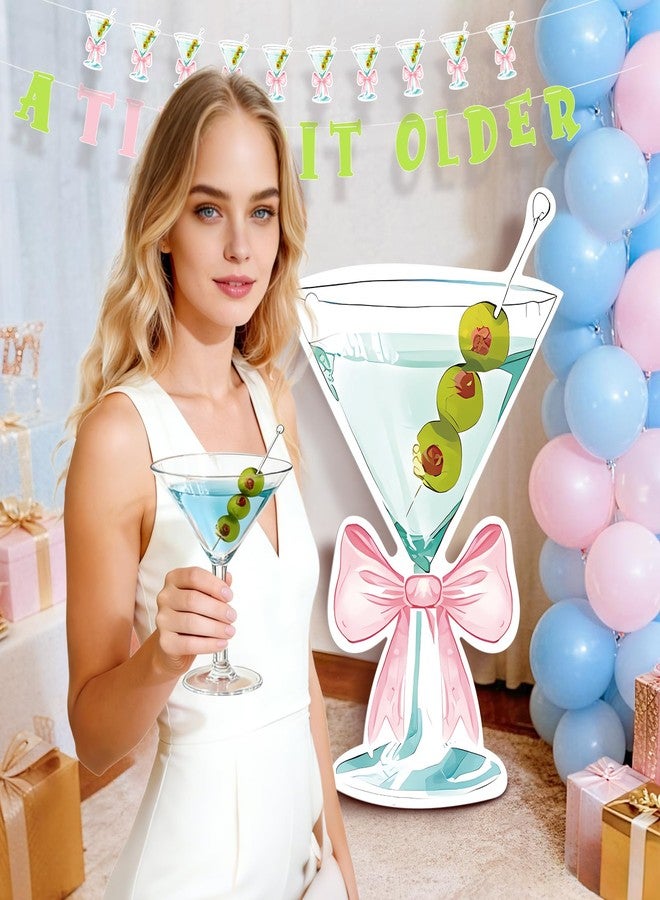 SAIAOKJ 4ft Large Martini Cardboard Cutouts,Party Cardboard Cutout, Martini Party Decorations for Bachelorette Party Supplies Wedding Shower Birthday & 21st Legal Drinking Party Decor for Girls Women - Image 4