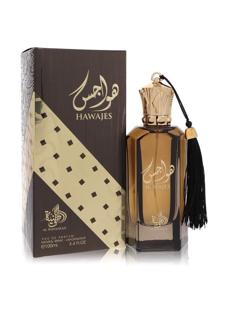 Al Wataniah - Al Wataniah Hawajes Eau De Parfum Spray 34 Oz - Image 1