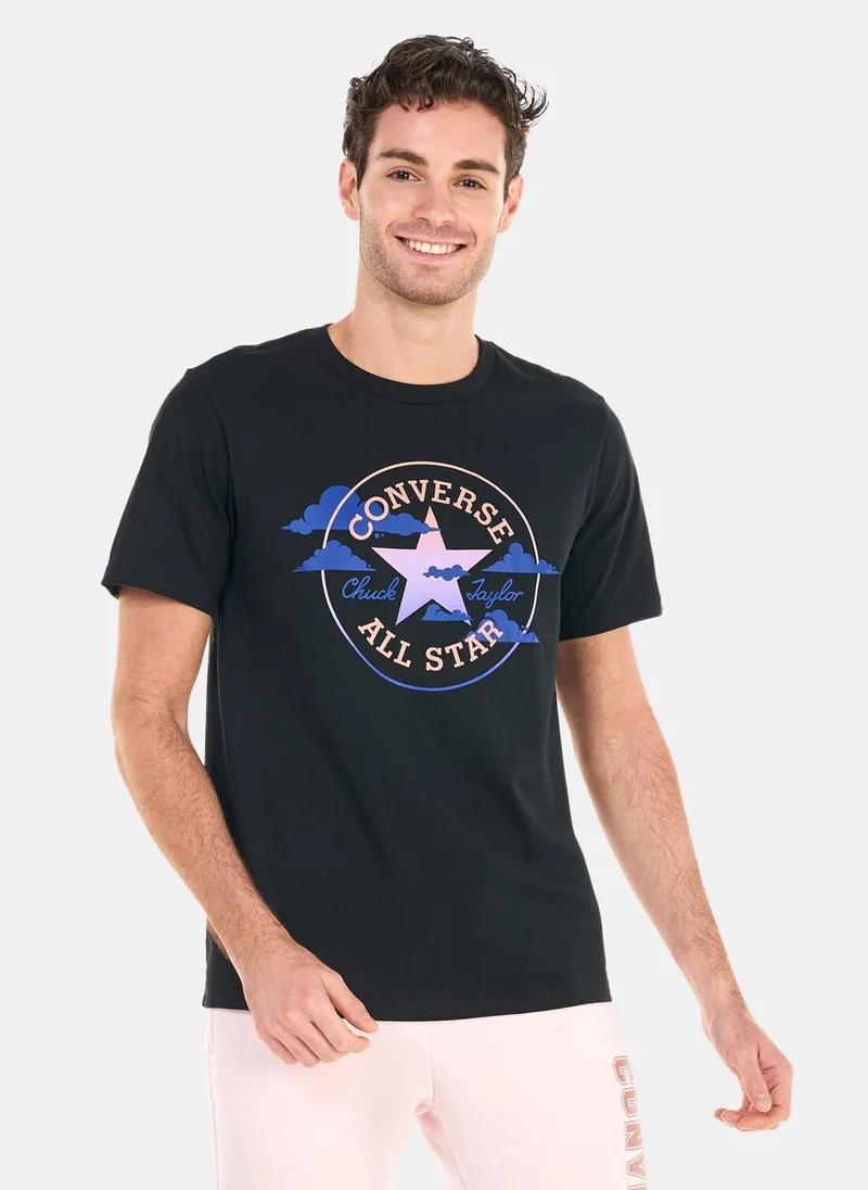 CONVERSE Men's Go-To Clouds Graphic T-Shirt