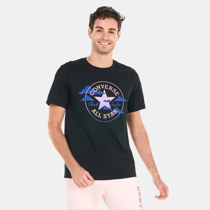 CONVERSE Men's Go-To Clouds Graphic T-Shirt