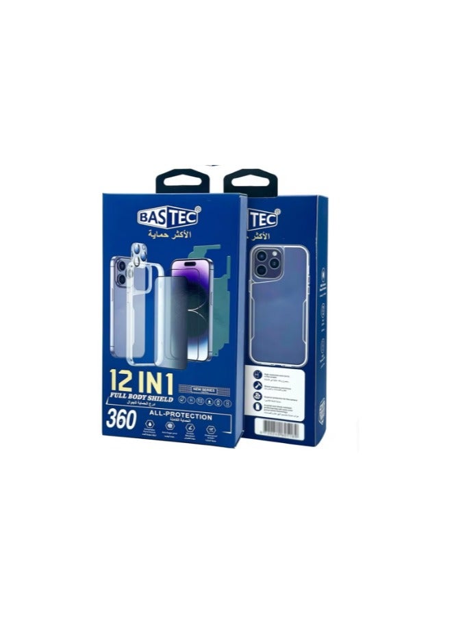 Integrated Protection Package 12 in 1 for iPhone 15 Pro from Bastec
