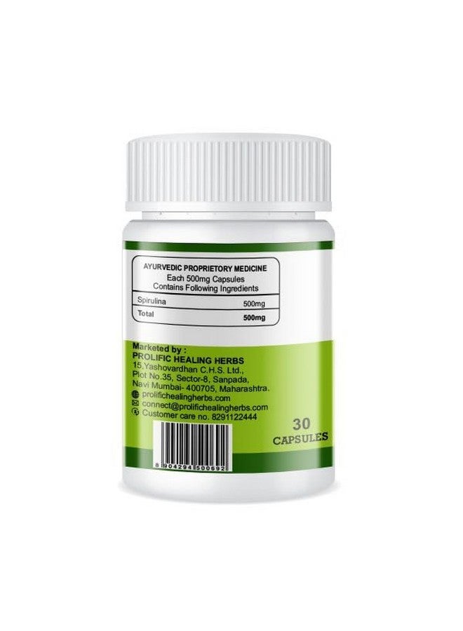 atharva Spirulina Capsules (60- Capsules) May Lower Cholesterol And Triglyceride Levels. Rich In Many Nutrient. Boasts Powerful Antioxidant And Anti-Inflammatory Properties - Image 3