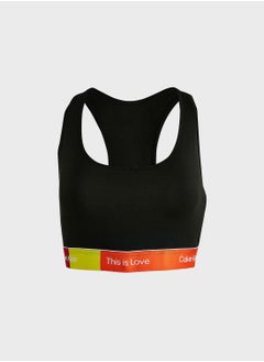 Logo Band Bikini Top