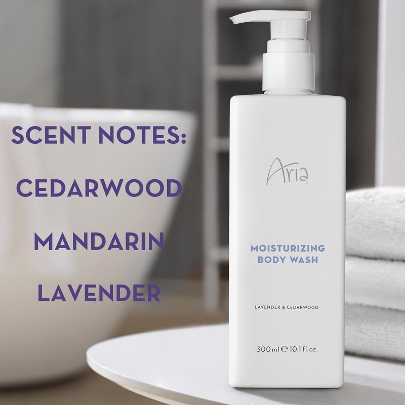 Aria Moisturizing Body Wash Scented with Cedarwood Green Mandarin Lavender Vegas Hotel Body Wash 10 oz - Image 2