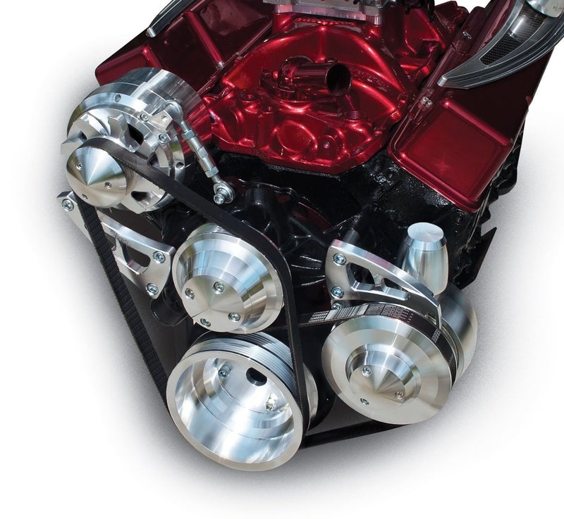 March Performance 22050 High Water Flow Small Block Bolt-On Serpentine Conversion Kit - Image 2