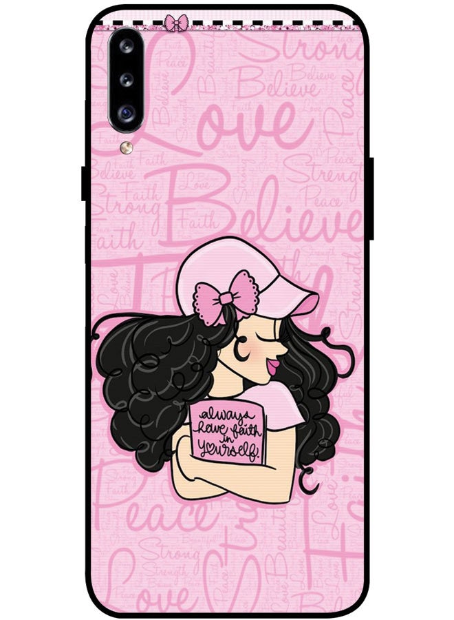 EYE CATCH Protective Case Cover For Samsung Galaxy A20s Smart Series Printed Protective Case Cover for Samsung A20s Always Know Faith In Yourself - Image 1