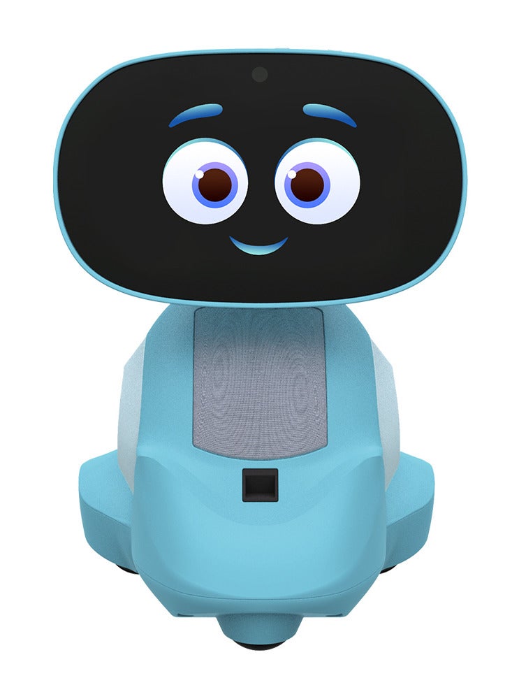 ميكو 3 روبوتات ذكية مدعومة بالذكاء الاصطناعي للأطفال، روبوت تعليمي لتعلم العلوم والتكنولوجيا والهندسة والرياضيات، روبوت تفاعلي يتحكم فيه الصوت مع تطبيق تحكم، قصص ديزني، تطبيقات البرمجة، ألعاب غير محدودة للبنات والأولاد من عمر 5-10 سنوات باللون الأزرق - Image 1