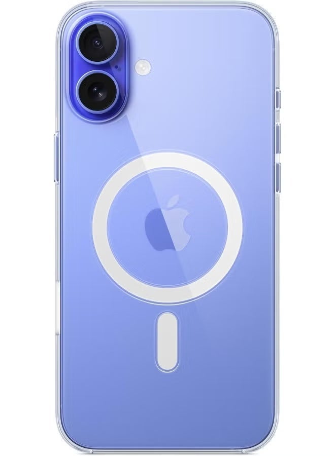 iPhone 16 Clear Case with MagSafe – Transparent Shockproof Magnetic Back Cover with Anti-Yellow Protection & Slim Lightweight Design - Image 2