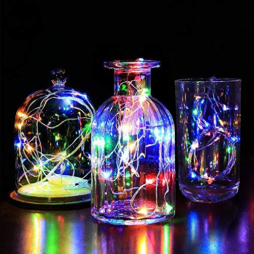 DAYLIGHTIR 2 Pack Total 200 LED 66FT Solar Powered Copper Wire String Lights Outdoor, Waterproof, 8 Modes Fairy Lights for Garden, Patio, Party, Yard, Christmas (Multicolor) - Image 4