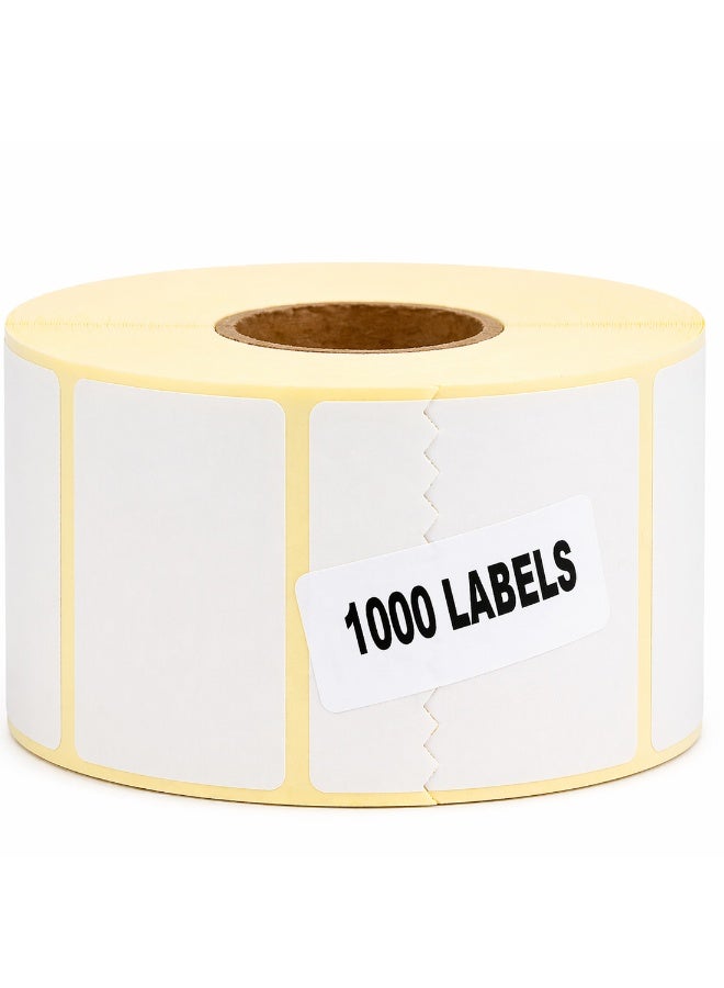 firstnock Thermal Barcode Label Roll 38 x25mm – 1000 PCS Direct Thermal Barcode Stickers for Retail, Shipping, Books & Inventory | Small Barcode Label Roll for Printers, POS & Warehouses - Image 2
