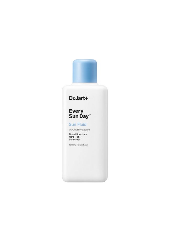 Dr.Jart+ - Every Sun Day Sun Fluid Sunscreen Spf 50+ For Face | Korean Skin Care, 3.38 Fl Oz - Image 1