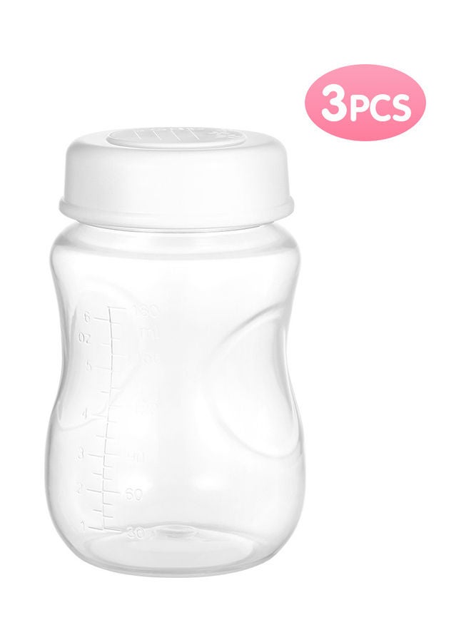 3-Piece Breast Milk Bottles With Leak Proof Lid - Image 2