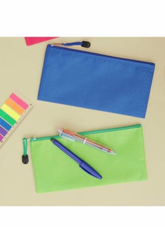 Excefore Zipper Pencil Pouches, 29Pcs Pouch Small Bags Waterproof Cases, Multipurpose Travel for Office Supplies Cosmetics Accessories 12 Colors  - Image 4