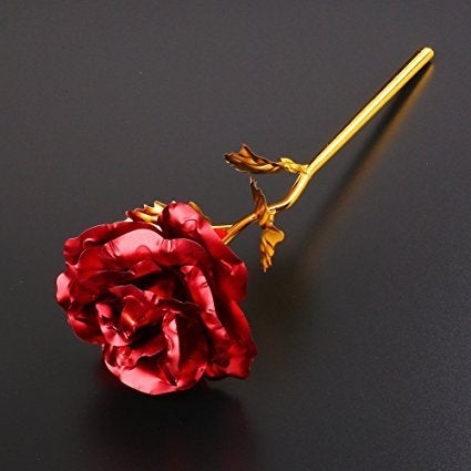 the purple tree The Purple Tree Artificial Rose and Gift Box and Carry Bag Red 1 Rose  - Image 3
