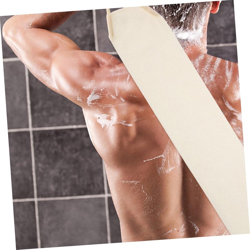 Exfoliating Back Washcloth Stretchable Scrubbing Towel for Men and Women 1-Piece Long Bath Towel for Deep Cleansing and Gentle Exfoliation in Shower - Image 4
